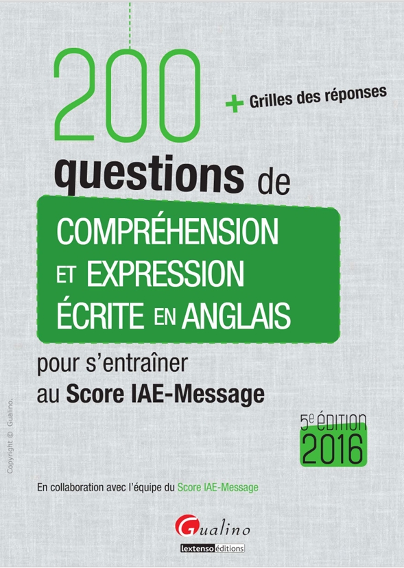 200 questions de compréhension et expression écrite en -- Bath, Nigel; Grima, Catherine; Ryan, Claire; Vermeersch